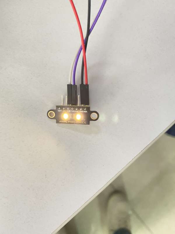 Module capteur de couleur LED orange TCS3472 RGB IIC double orifice – Electronic Shop Tunisie